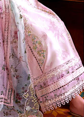 Crimson Bloom By Saira Shakira Embroidered Lawn 3 Piece Unstitched Suit CSS25BUL D-3A CHLOE